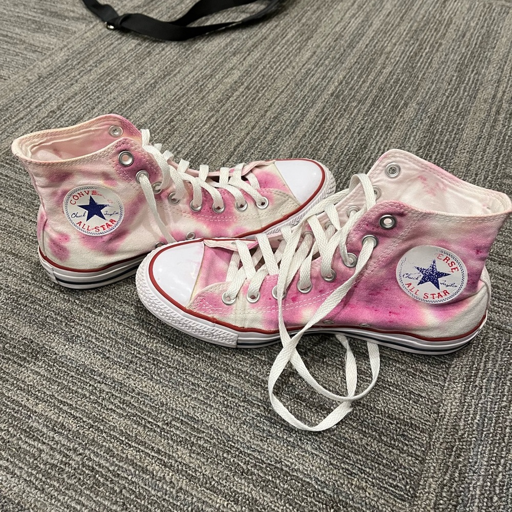 Pink Tie Dye Converse